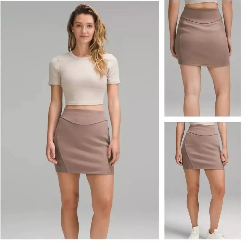 Lululemon Scuba High-Rise Mini Skirt, TPTC, NWT, Size XS